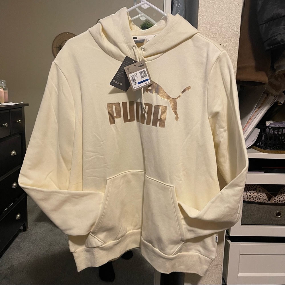 Cream PUMA Hoodie